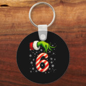 Six Seven Funny Christmas Couple Matching Meme Sleutelhanger (Voorkant)