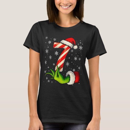 Six Seven Funny Christmas Couple Matching Meme  T-shirt (Voorkant)