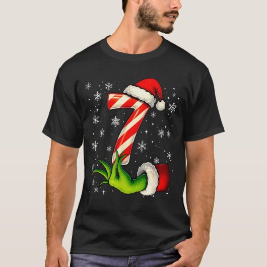 Six Seven Funny Christmas Couple Matching Meme  T-shirt (Voorkant)