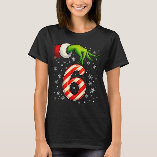 Six Seven Funny Christmas Couple Matching Meme T-shirt (Voorkant)