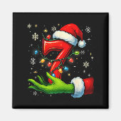 Six Seven Funny Christmas Meme Couple Matching  Magneet (Voorkant)