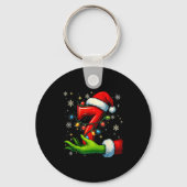 Six Seven Funny Christmas Meme Couple Matching  Sleutelhanger (Voorkant)