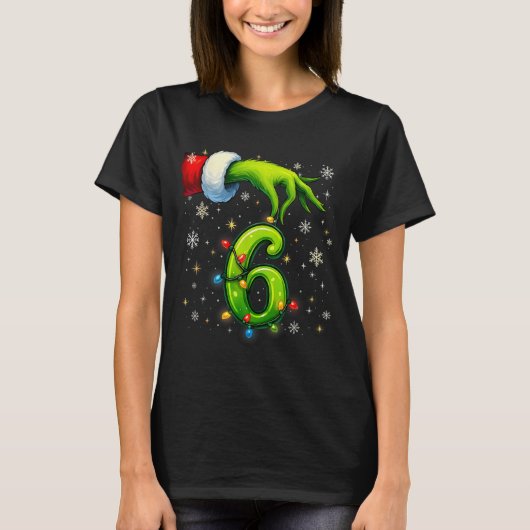 Six Seven Funny Christmas Meme Couple Matching T-shirt (Voorkant)