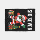 Six Seven Funny Santa Christmas 67 Meme  Fleece Deken (Voorkant (Horizontaal))