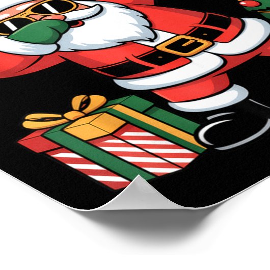 Six Seven Funny Santa Christmas 67 Meme  Poster (Hoek)