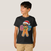 Six Seven Gingerbread 67 Funny Christmas Boys Kids T-shirt (Voorkant volledig)