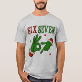 Six Seven Grinch Hand OK Sign Trendy Christmas T-shirt (Voorkant)