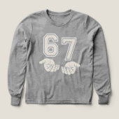  Six Seven hand gesture Viral Internet Meme (Voorkant)