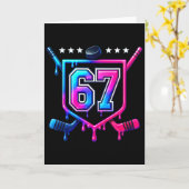Six Seven Hockey Drip Kaart (Gele Bloem)