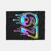 Six Seven Ice Cream Drip Cool Meme 67 Funny 6 7 Bo Fleece Deken (Voorkant (Horizontaal))