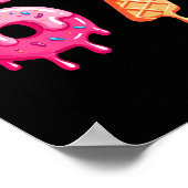 Six Seven Ice Cream Drip Cool Meme 67 Funny Number Poster (Hoek)