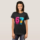 Six Seven Ice Cream Drip Cool Meme 67 Funny Number T-shirt (Voorkant volledig)