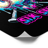 Six Seven Ice Cream Drip Gen Alpha Slang 6 7 Trend Poster (Hoek)