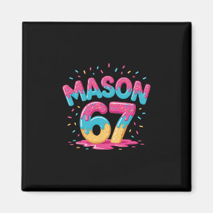 Six Seven Ice Cream Drip Sport 67 Fun Mason Meme S Magneet