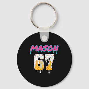 Six Seven Ice Cream Drip Sport 67 Fun Mason Meme T Sleutelhanger