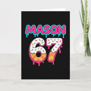 Six Seven Ice Cream Drip Sport 67 Mason Meme Kaart