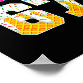 Six Seven Ijs 67 Grappige Gen Alpha Metselaar Meme Poster (Hoek)