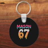 Six Seven Ijs Drip 67 Mason Meme  Sleutelhanger (Voorkant)