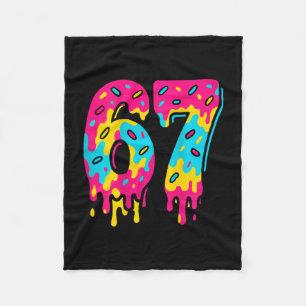 Six Seven Ijs Drip 67 Meme Gen Alpha Sla ( Fleece Deken