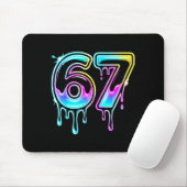 Six Seven Ijs Drip Cool Meme 67 Grappig 6 7 Bo Muismat (Met muis)