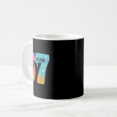 Six Seven Ijs Drip Cool Meme 67 Grappig Druppelend Koffiemok (Voorkant links)