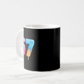 Six Seven Ijs Drip Cool Meme 67 Grappig Nummer Koffiemok (Voorkant links)