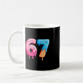 Six Seven Ijs Drip Cool Meme 67 Grappig Nummer Koffiemok (Links)
