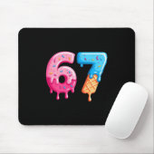 Six Seven Ijs Drip Cool Meme 67 Grappig Nummer Muismat (Met muis)