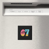 Six Seven Ijs Drip Cool Meme 67 Grappige Druppel Magneet (Insitu (Vaatwasser))