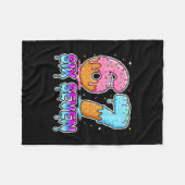Six Seven Ijs Drip Cool Meme 67 Grappige Gen Al Fleece Deken (Voorkant (Horizontaal))