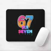 Six Seven Ijs Drip Gen Alpha Jargon 6 7 Trend Muismat (Met muis)