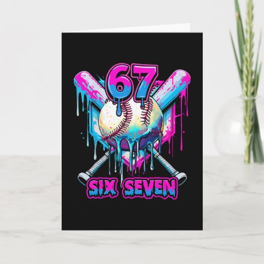 Six Seven Ijs Drip Gen Alpha Sla Jargon 6 7 Trend Kaart (Voorkant)