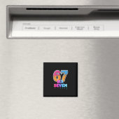 Six Seven Ijs Drip Gen Alpha Slang 6 7 Trend Magneet (Insitu (Vaatwasser))
