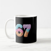 Six Seven Ijs Drip Grappig 67 Meme Nummer 6 An Koffiemok (Links)