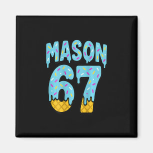 Six Seven Ijs Drip Mason 67 Meme Halloween ( Magneet
