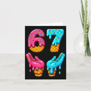 Six Seven Ijs Drip Meme 67 Grappige Gen Alpha S Kaart
