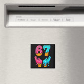 Six Seven Ijs Drip Meme 67 Grappige Gen Alpha S Magneet (Insitu (Vaatwasser))