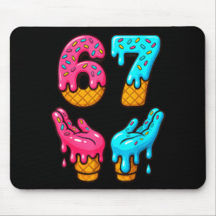 Six Seven Ijs Drip Meme 67 Grappige Gen Alpha S Muismat