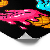 Six Seven Ijs Drip Meme 67 Grappige Gen Alpha S Poster (Hoek)