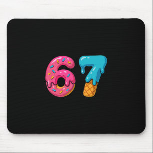 Six Seven Ijs Drip Meme 67 Sport Grappige Trend Muismat