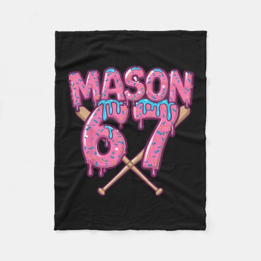 Six Seven Ijs Drip Sport 67 Fun Mason Meme 1 Fleece Deken (Voorkant)