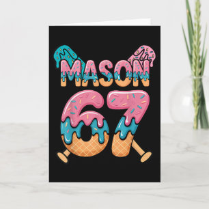 Six Seven Ijs Drip Sport 67 Fun Mason Meme _ Kaart