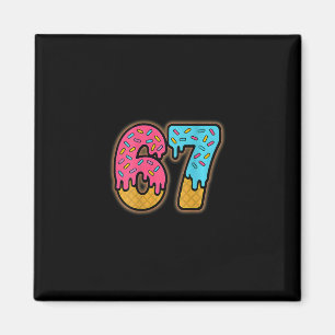 Six Seven Ijs Drip Sport 67 Fun Mason Meme ( Magneet