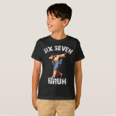 Six Seven Jesus Dabbing Christmas 6 7 Meme 67 Kids T-shirt (Voorkant volledig)