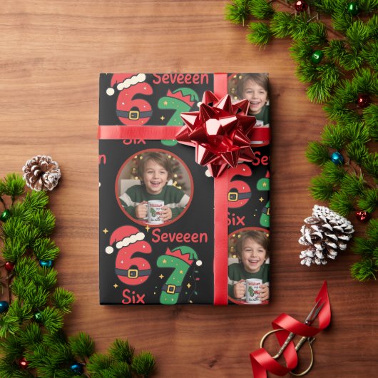 “Six Seven” Kids Birthday Wrapping Paper Cadeaupapier (Feestdagen Geschenken)