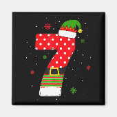 Six Seven Matching 67 Christmas Elf Hat Meme Gen A Magneet (Voorkant)