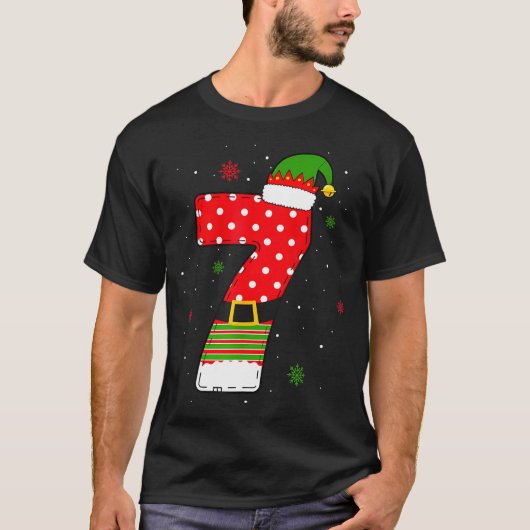 Six Seven Matching 67 Christmas Elf Hat Meme Gen A T-shirt (Voorkant)