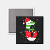 Six Seven Matching 67 Christmas Santa Hat Meme Gen Magneet (Voorkant / Achterkant)