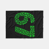 Six Seven Meme 67 St Patrick's Day Shamrocks Men W Fleece Deken (Voorkant (Horizontaal))