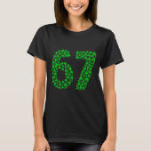 Six Seven Meme 67 St Patrick's Day Shamrocks Men W T-shirt (Voorkant)